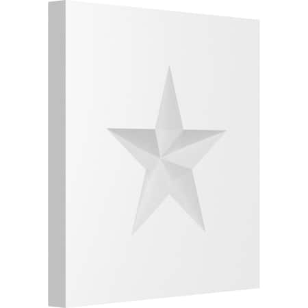 Ekena Millwork Standard Sedgwick Star Rosette With Square Edge, 6"W x 6"H x 1/2"P ROSP060X060X050SDG06